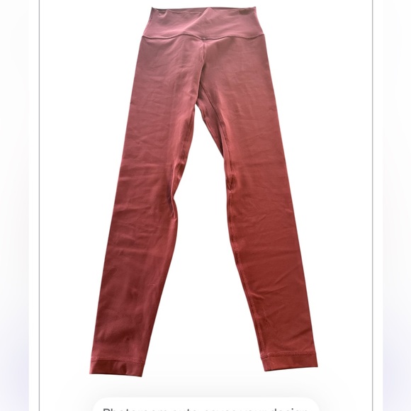 Lululemon Athletica Red Merlot Align High-Rise Pants Size 6 NWT 28” - Picture 8 of 12